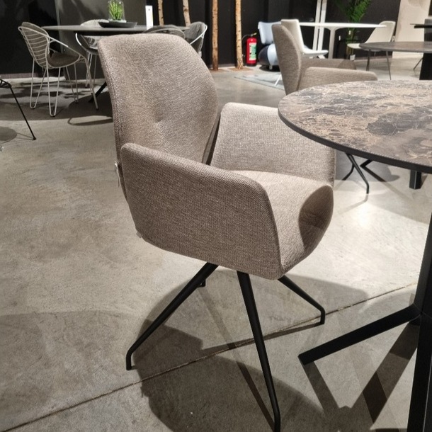 Mobitec armstoel Mood met draaipoot (set van 4) - 0